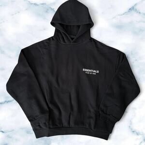 Essentials hoodie black size Small